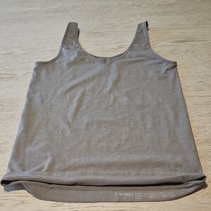 Ellen Tracy Classic Gray Tank Top XL